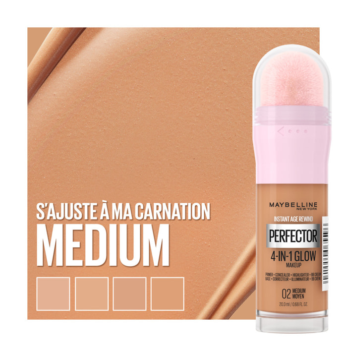 Maybelline New York INSTANT GLOW PERFECTOR Perfecteur de teint 02 MEDIUM 20 MLT