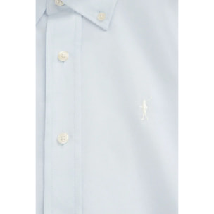 Pack uomo con tre camicie oxford in blu marino, bianco e azzurro regular fit e logo Rigby Go