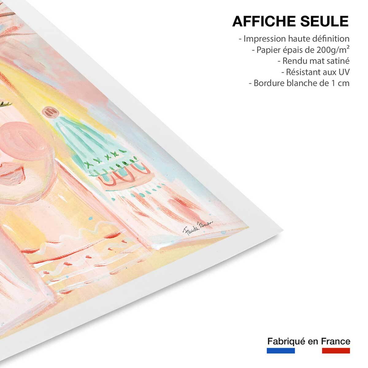 Affiche enfant visage Affiche seule