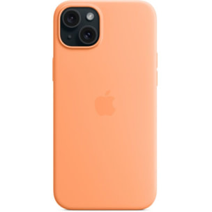 Coque APPLE iPhone 15 Plus MagSafe Sorbet orange