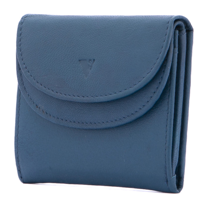 Portafoglio Unisex in Vera Pelle Prodotto Fashion 10x9x2,5 cm
