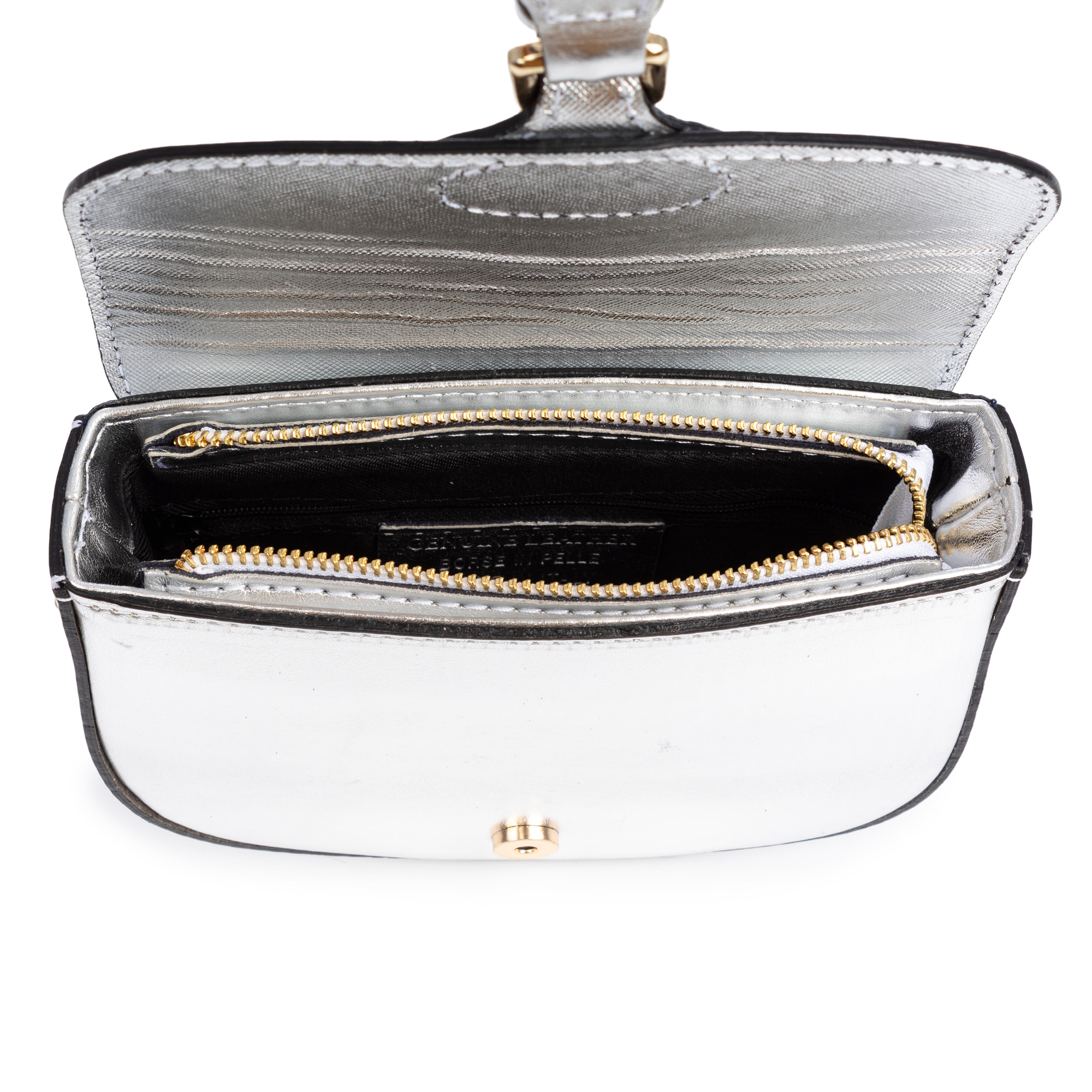 Annone bolso bandolera mujer. Piel auténtica Gamuza lacada.