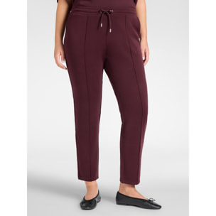 Elena Mirò - Joggers in scuba misto modal - Bordeaux