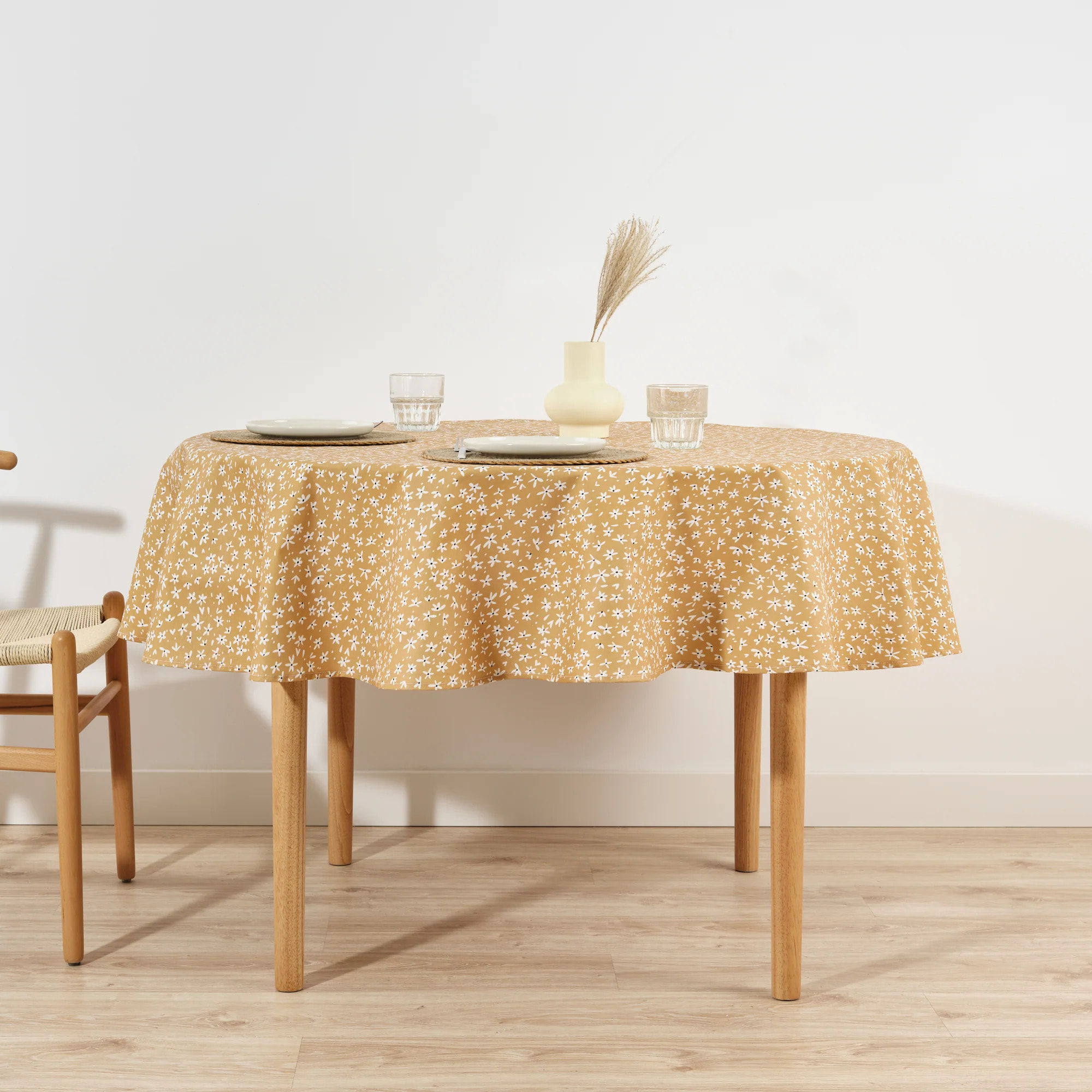 Nappe ronde en résine anti-taches 0120-32
