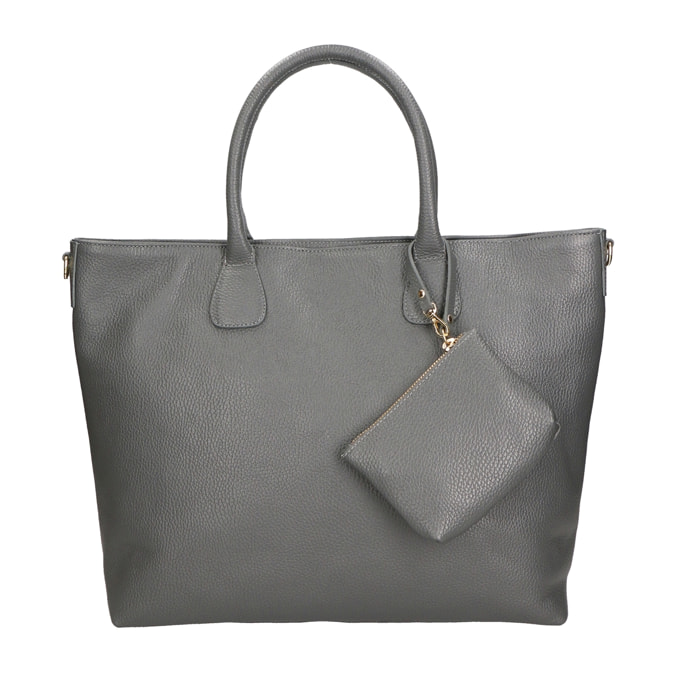 Borsa a spalla da Donna Wladimira in Vera Pelle Made in Italy 43x33x9 cm