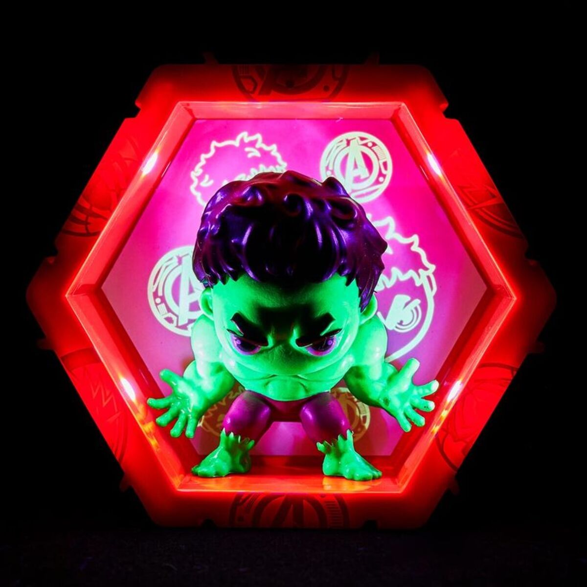 Wow! Pod Marvel Hulk Led Figura Wow Stuff - Wow Pods