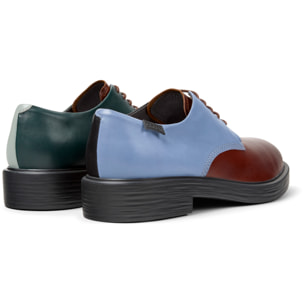 Scarpe stringate - CAMPER Dean Twins - Grigio - Pelle liscia
