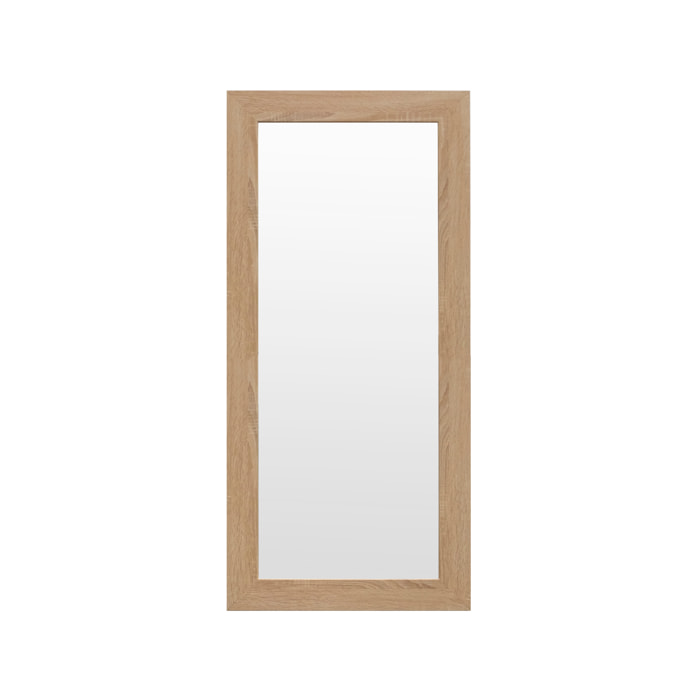 Miroir en bois de chêne foncé de différentes tailles