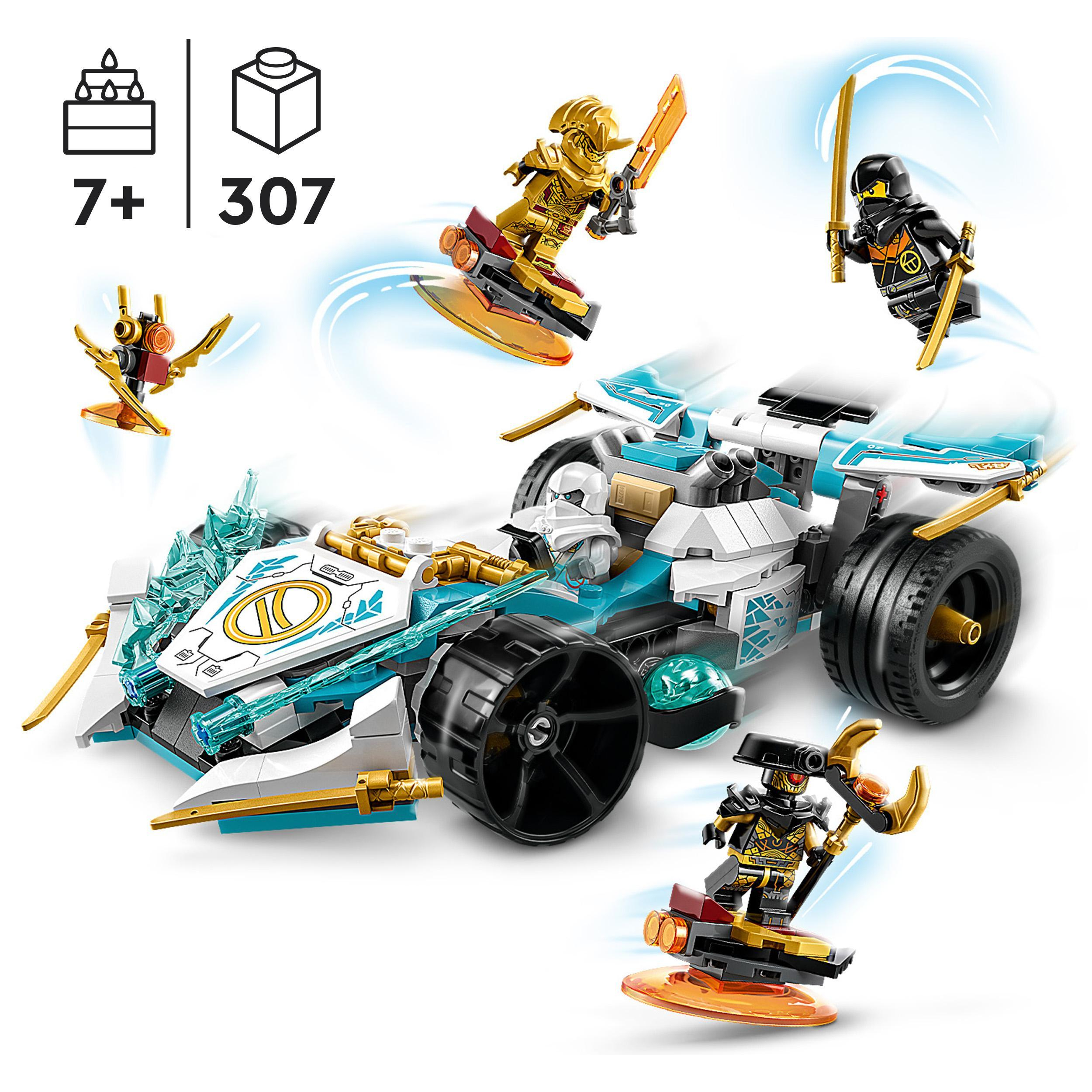 LEGO NINJAGO 71791 - AUTO DA CORSA SPINJITZU DRAGON POWER DI ZANE