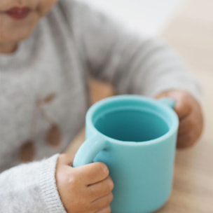 Tasse BEABA d apprentissage silicone blue