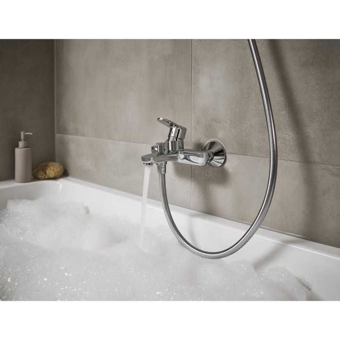 Mitigeur bain douche mural Vernis Blend chrom√© 71440000