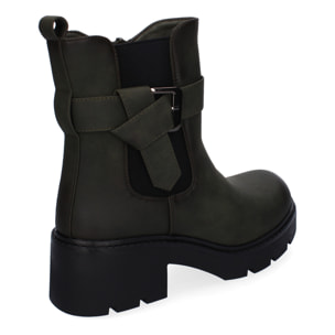 Botines de Tacón para Mujer, Comodos y Elegantes con Suela Dentada