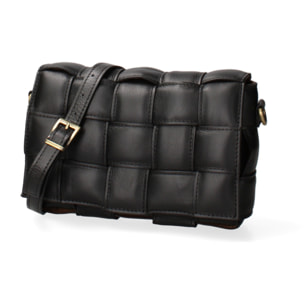 Borsa a tracolla da donna Made in Italy - Modello Artena - 100% pelle - 26.0 x 17.0 x 6.0 cm
