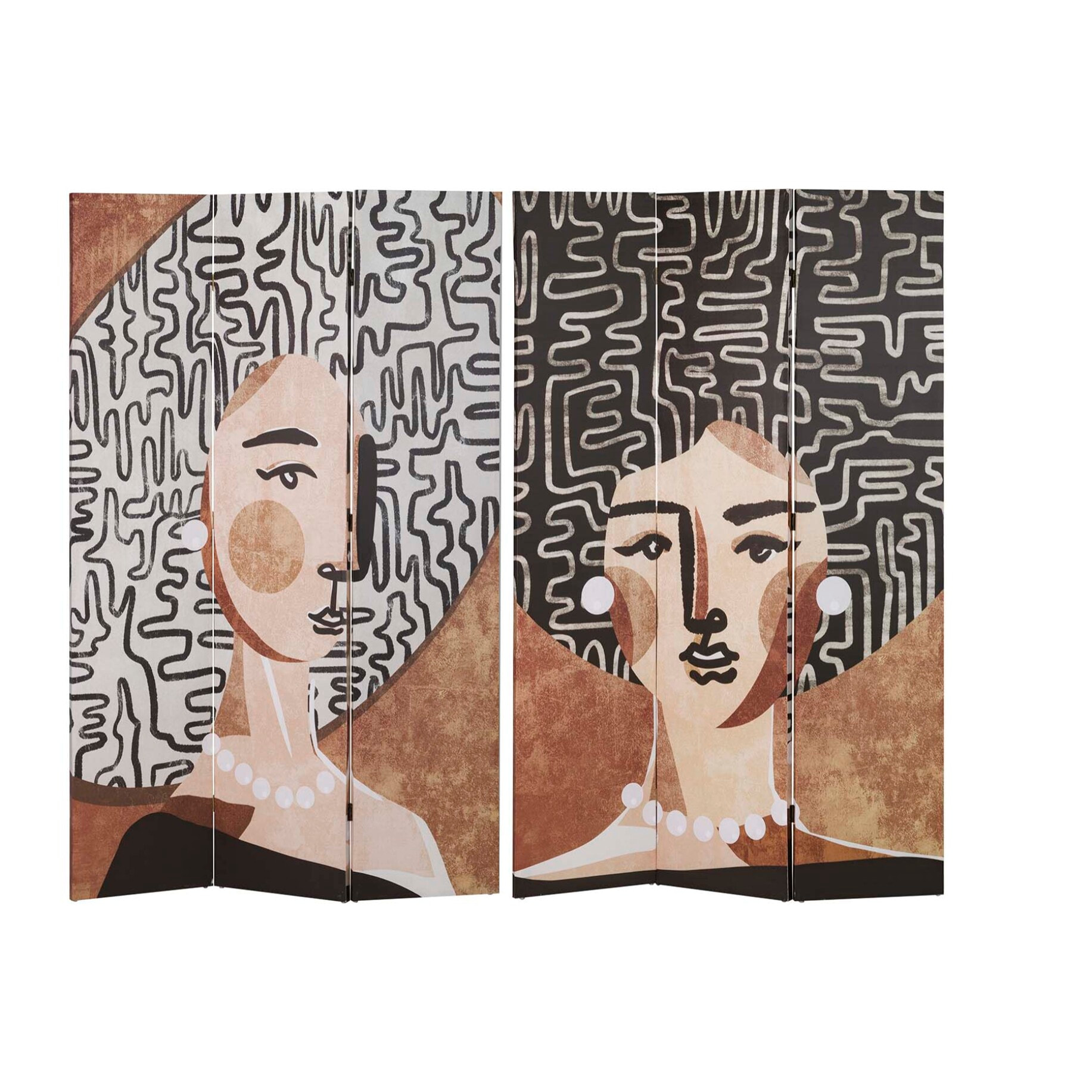 Biombo Canva Mujer 120x3x180 Cm