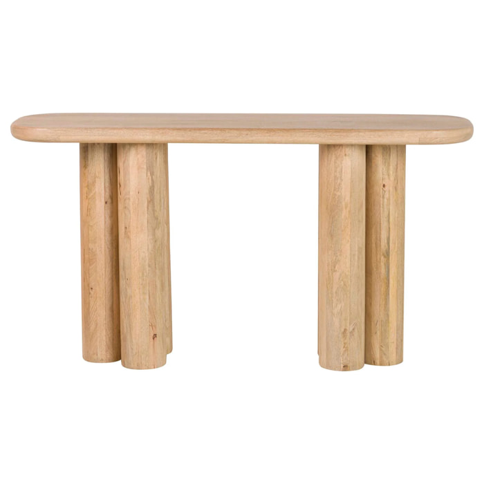 Consola Madera Mango Marron Felo 140x40x75 Cm