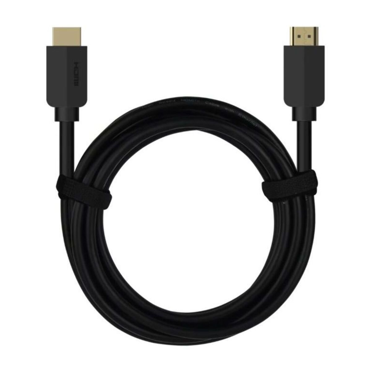 Câble HDMI ESSENTIELB x2 HDMI 2M noir droit 2.0