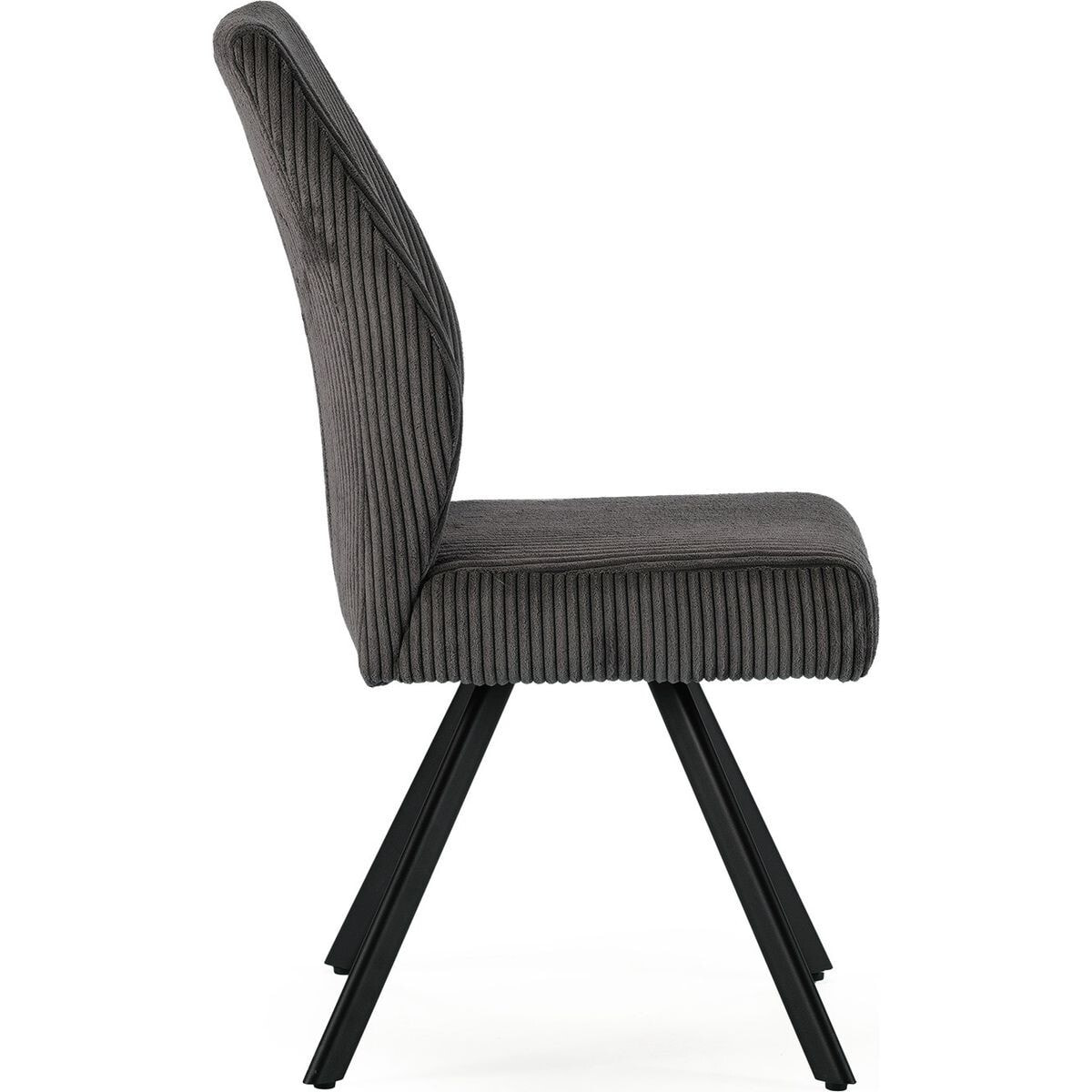 Lot de 2 chaises en velours côtelé - LAGOM