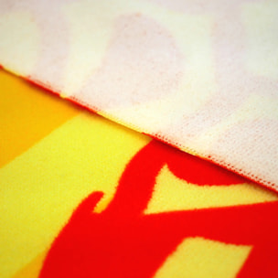 Serviette de plage microfibre enfant - Pop-Ananas - 75x150cm - 220g/m²