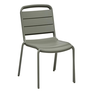 Chaise de jardin empilable Alegoria vert laurier