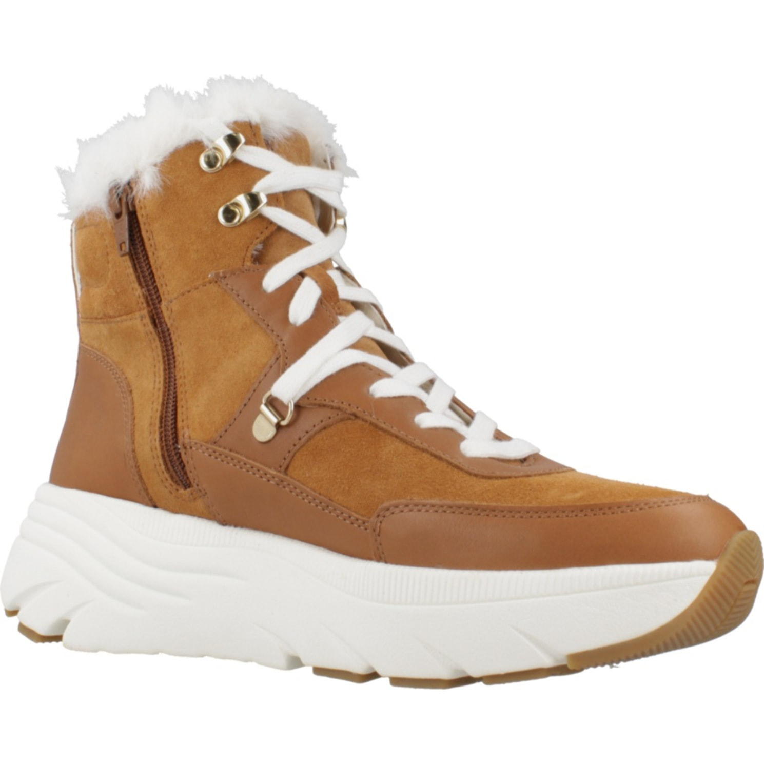 Botines Mujer de la marca GEOX  modelo D DIAMANTA MARRON