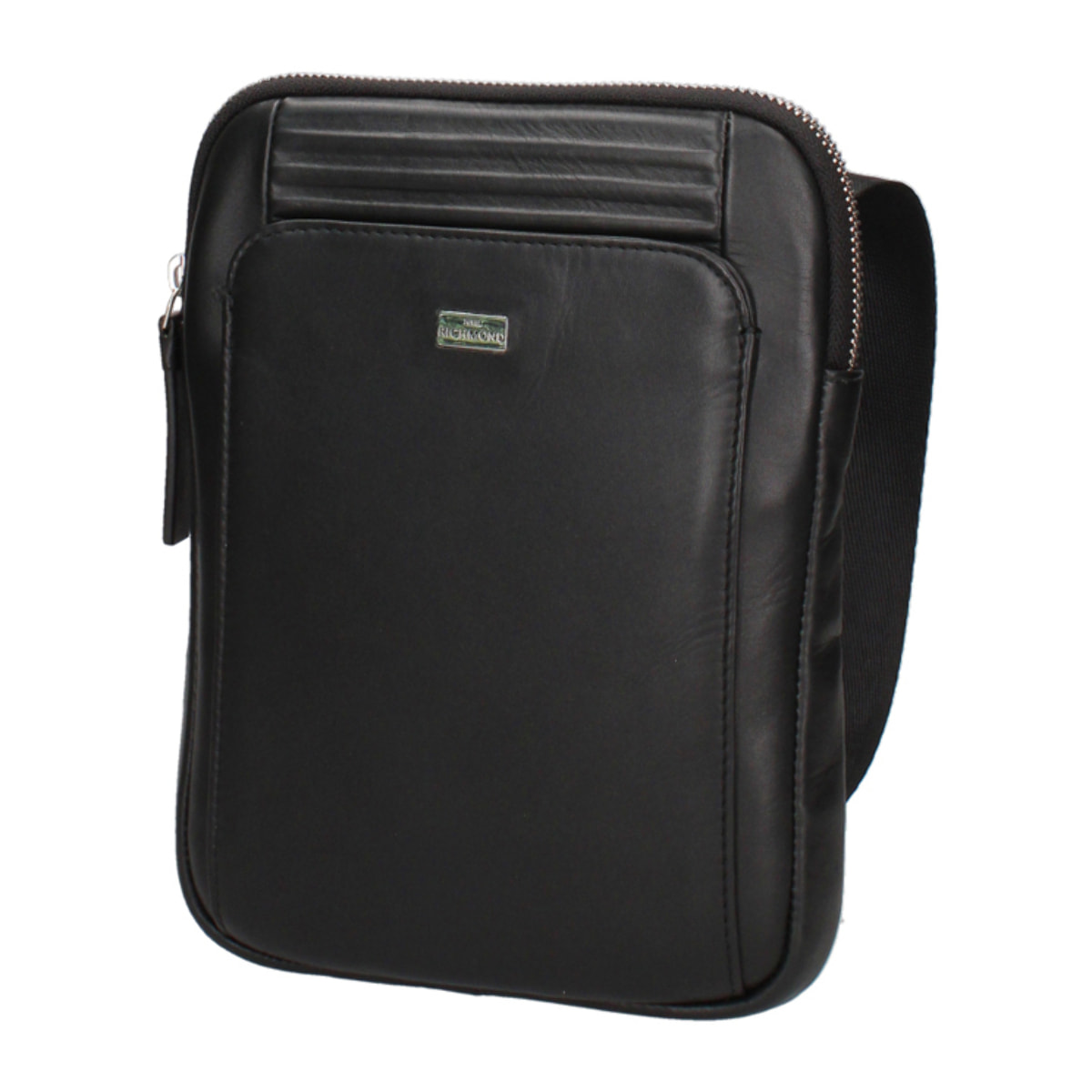 Borsa a spalla da uomo In Vera pelle Made in Italy 22x27x8,5 cm