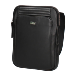 Borsa a spalla da uomo In Vera pelle Made in Italy 22x27x8,5 cm