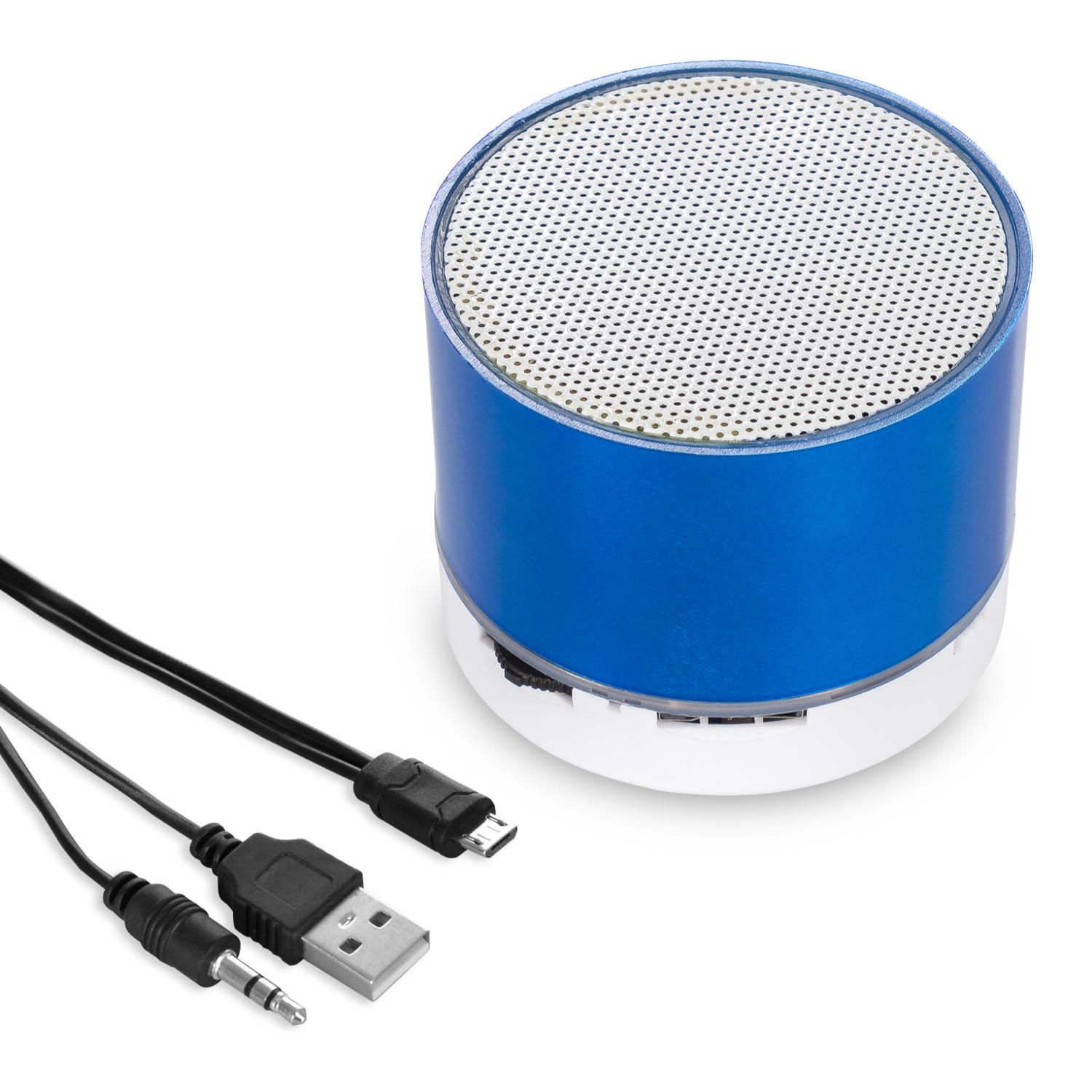 Altoparlante compatto Viancos Bluetooth 3.0 3W, con luce LED, vivavoce e radio FM.