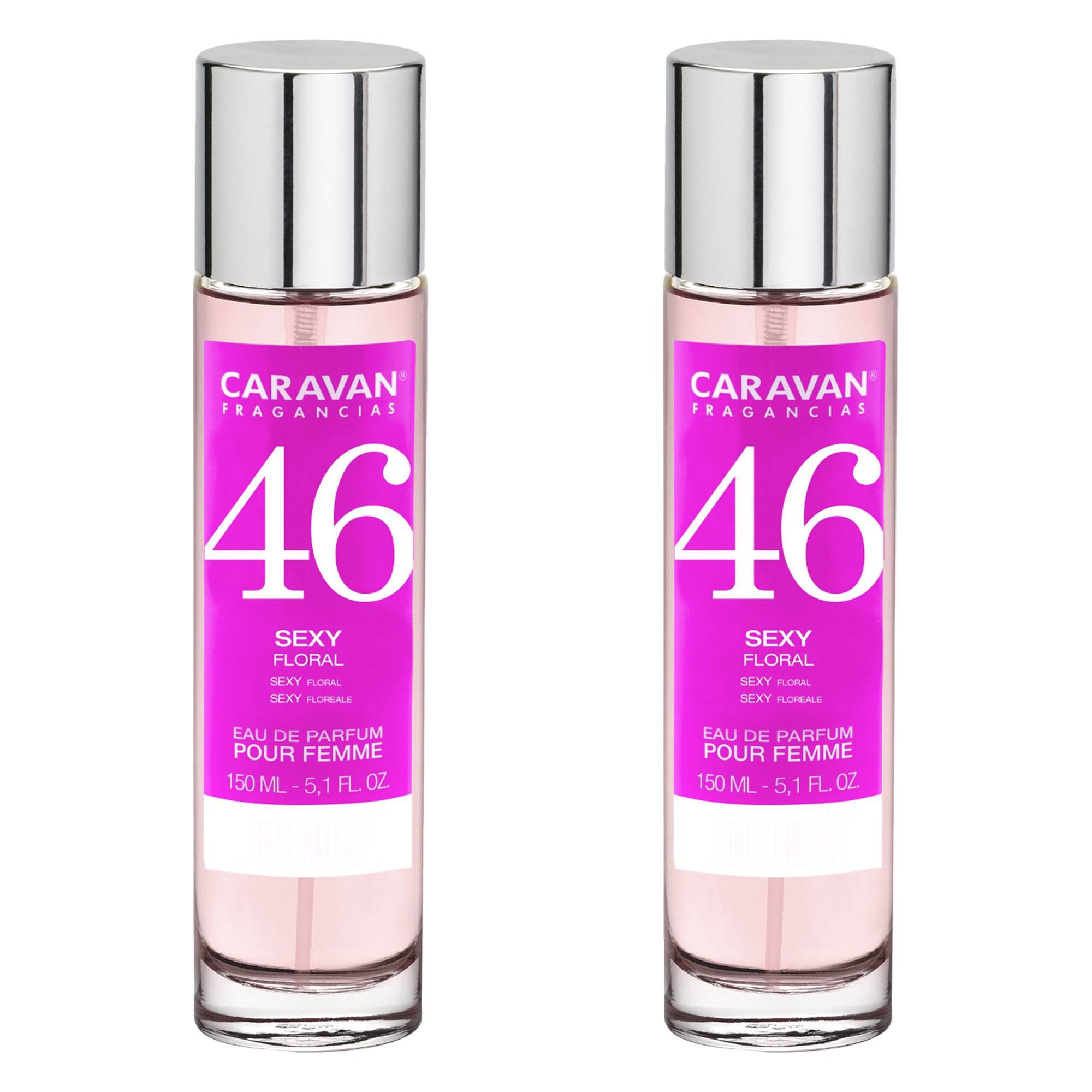 Caravan fragancias - caja de regalo con 2 perfumes nº46 de 150 ml, para mujer