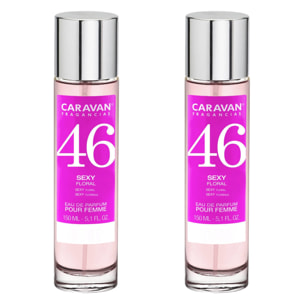 Caravan fragancias - caja de regalo con 2 perfumes nº46 de 150 ml, para mujer