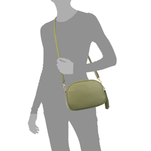 Aliminusa bolso bandolera Mujer. Piel auténtica Dollaro.