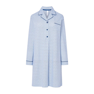 Camisón largo Celeste