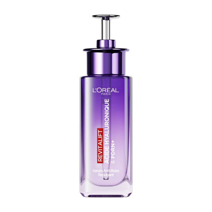 L’Oréal Paris, Sérum Anti-Rides Hyaluron PDRN+ Revitalift, boost d’hydratation rapide pour une peau lisse et éclatante, PDRN Fil