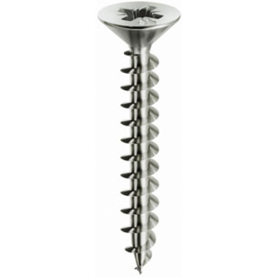 Vis Panelvit tête fraisée PZ filetage total zing.arg MUSTAD 4.0x50 - Boite de 500 - PVACZP400500C8C