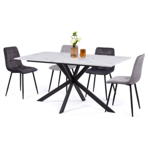 Table repas Glam 160 cm