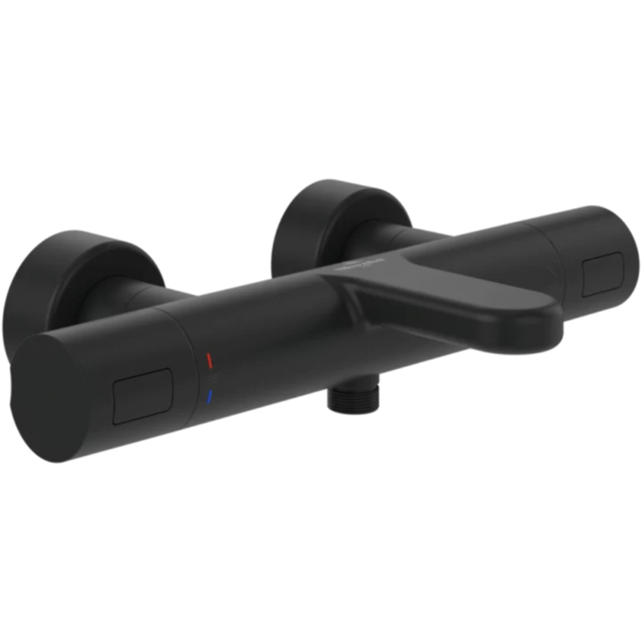 Mitigeur bain douche thermostatique Universal rond Noir mat
