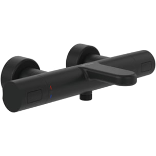 Mitigeur bain douche thermostatique Universal rond Noir mat