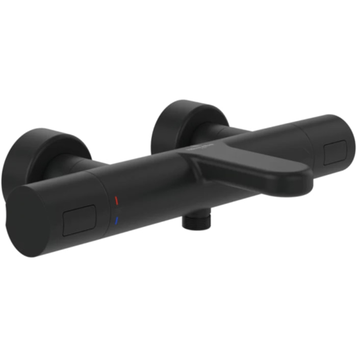 Mitigeur bain douche thermostatique Universal rond Noir mat