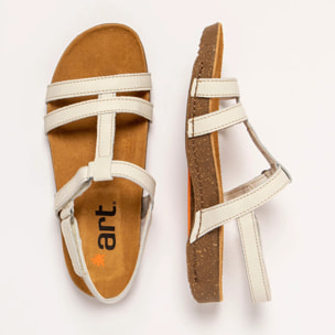 Sandalias 0946 NAPPA CREAM/ I BREATHE color Cream