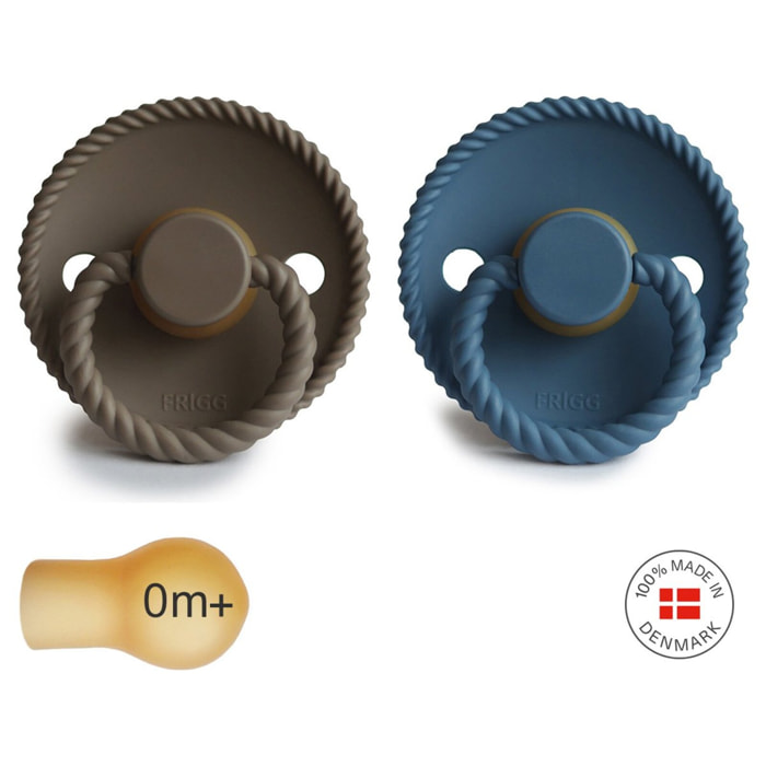 Frigg Pack 2 Chupetes Block Latex Rope