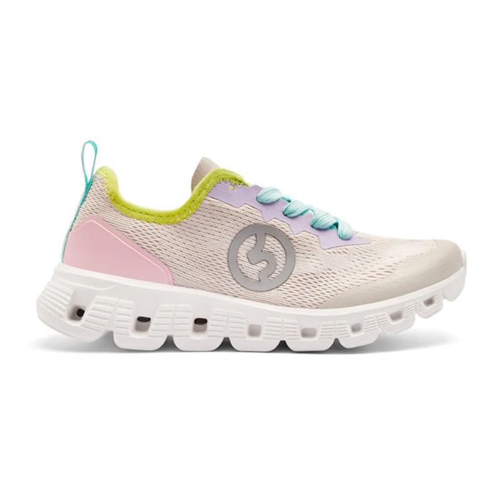 Sneakers sportive con dettagli multicolore