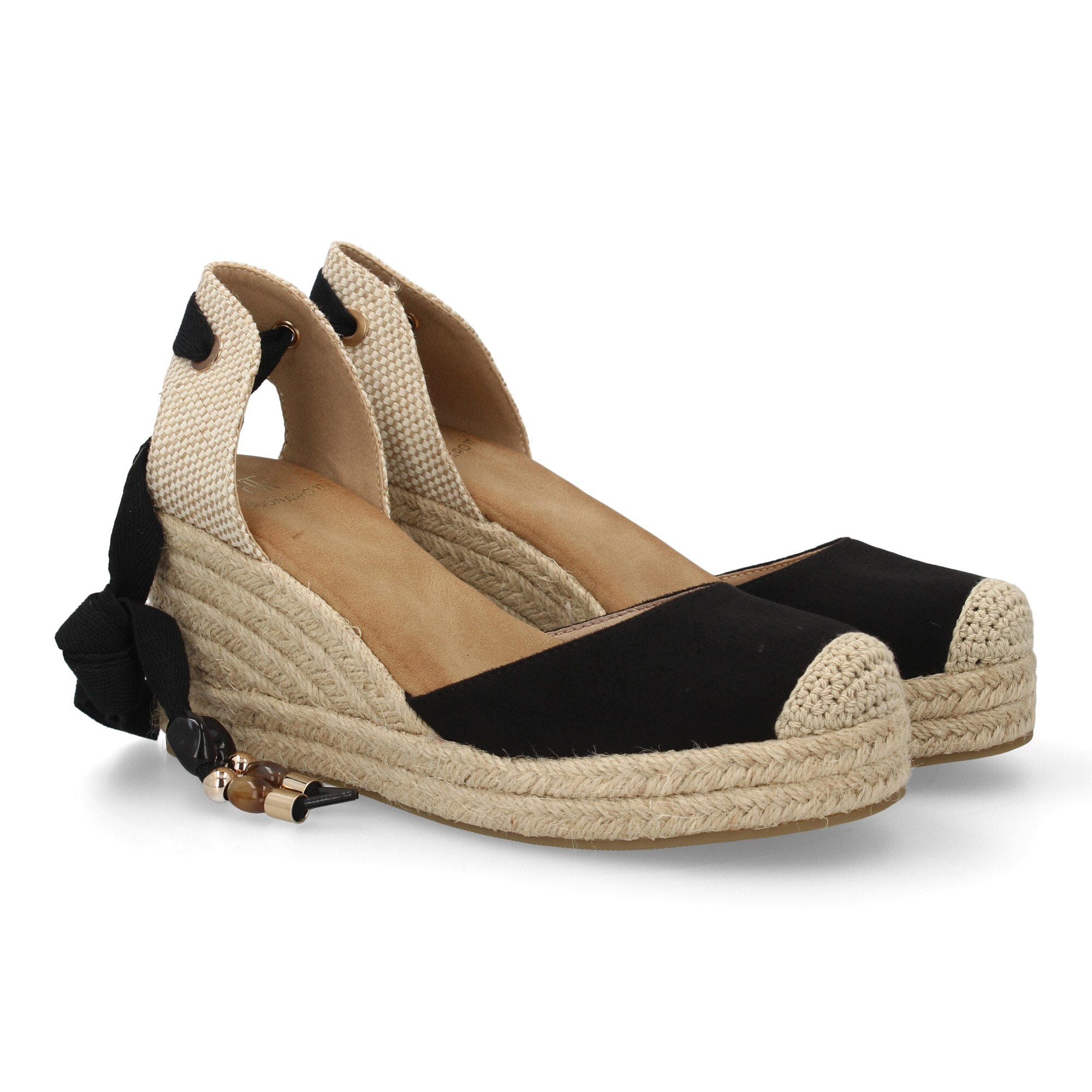 Sandalia valenciana cuña yute para mujer