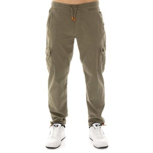 Pantalón cargo de sarga de hombre Leone Military 1947