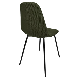Chaise Atome Kaki - Lot De 4