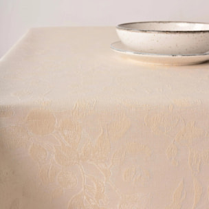 Nappe anti-taches jacquard Bacoli 32010D2 brut