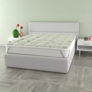 TOPPER WELLNESS TRAPUNTATO CON ELASTICI