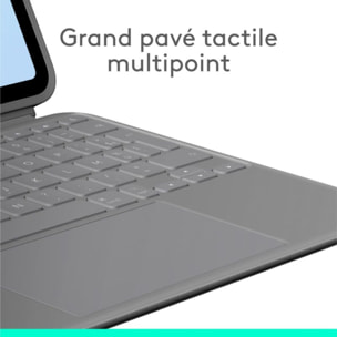 Etui LOGITECH Combo touch iPad Air 11 (M2) Oxford Grey
