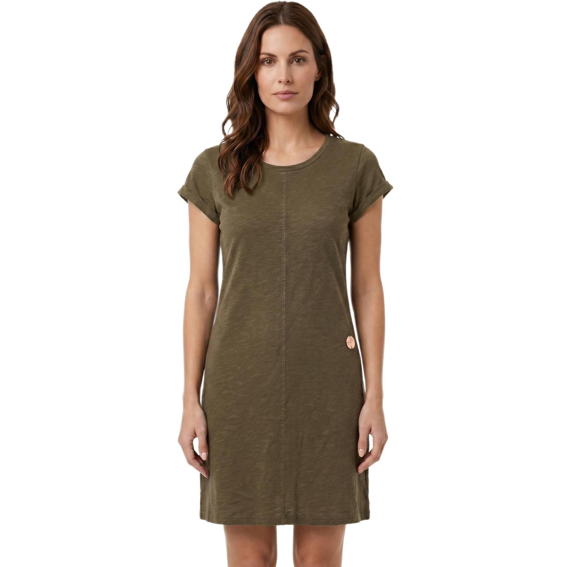 Vestido de mujer estilo safari urbano