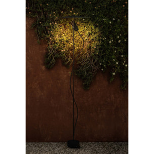 CLAP 1266 Lampe balise noire 2x6W 3000K 38º avec écran