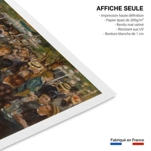Poster Bal du moulin de la galette - Auguste Renoir Affiche seule