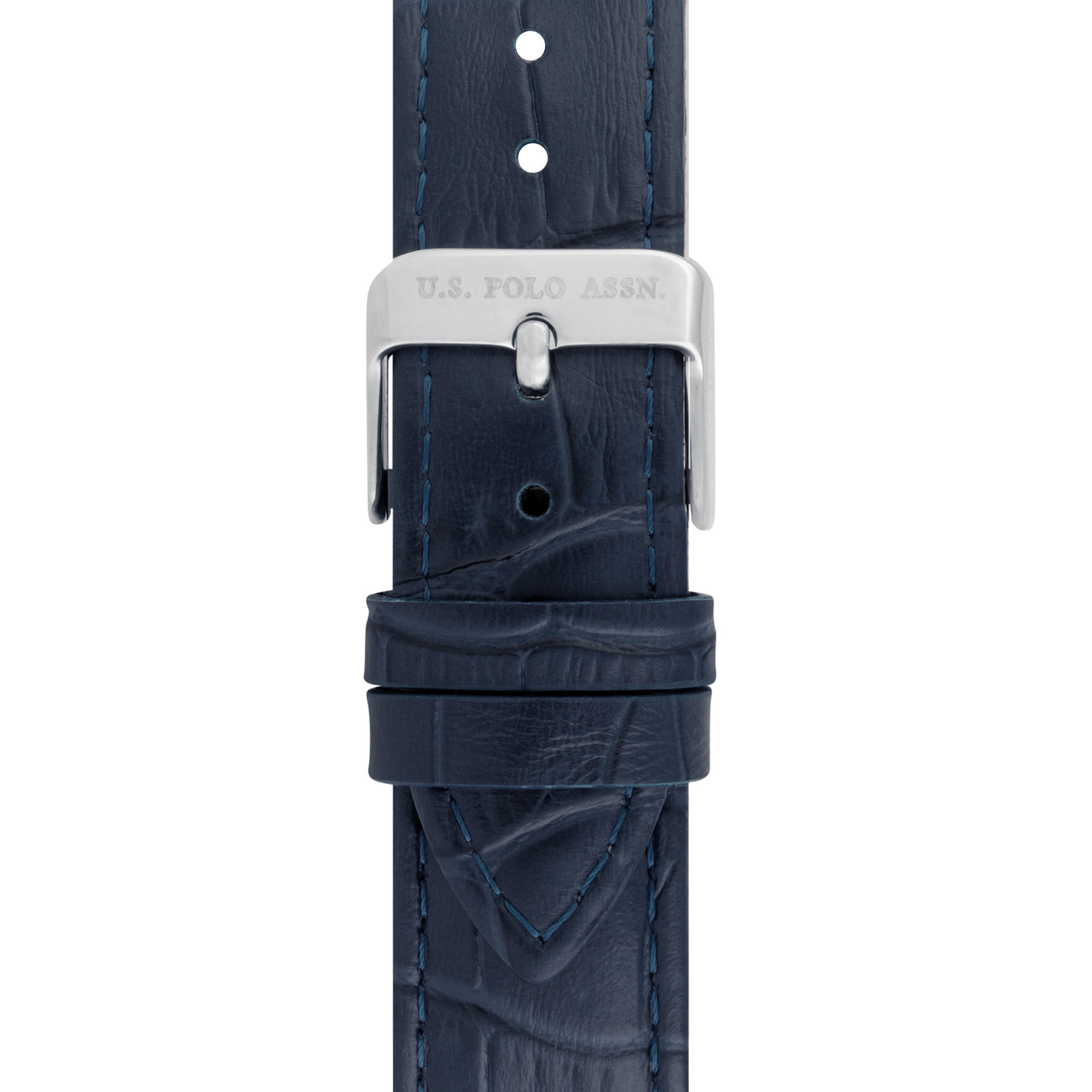 Orologio U.S. Polo Assn. in pelle blu